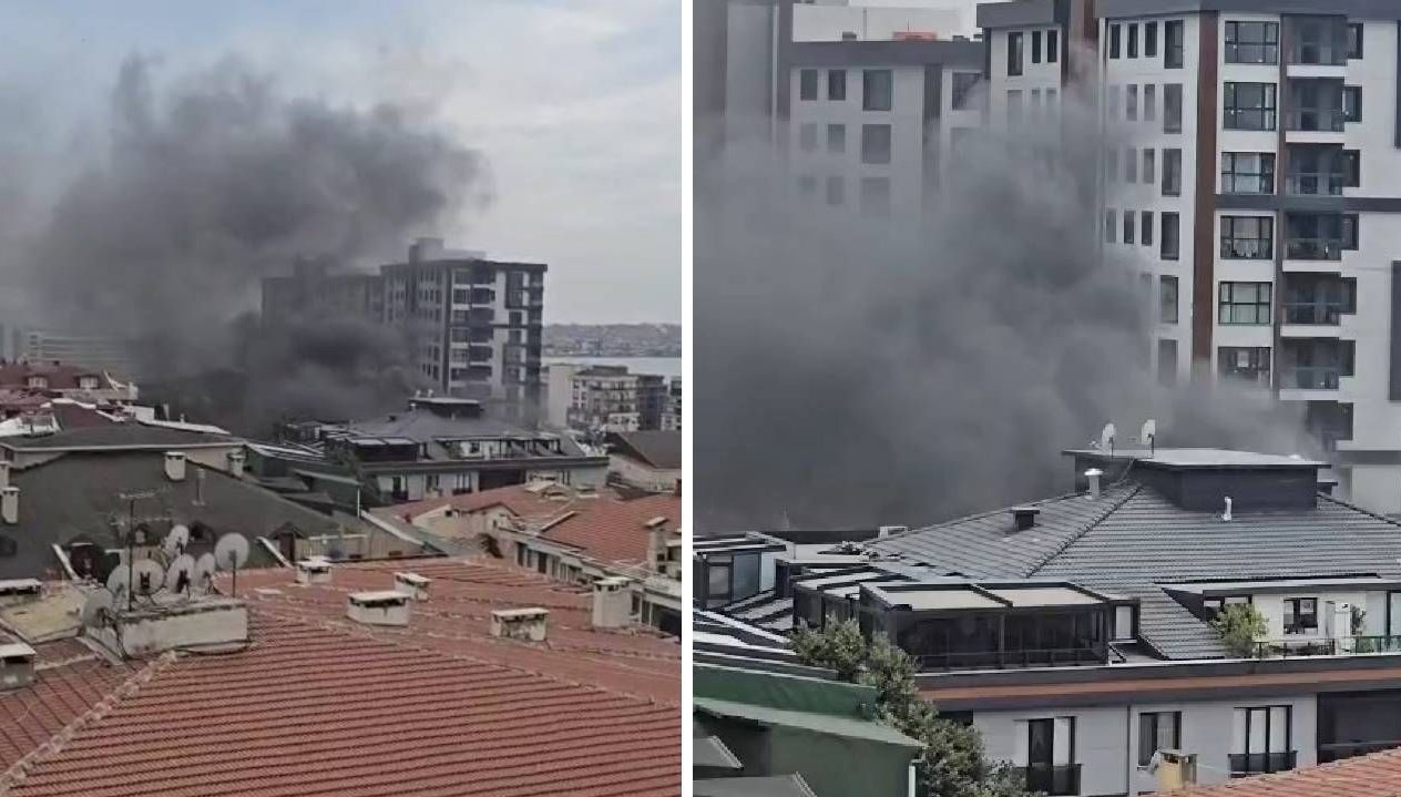 Küçükçekmece’de 5 katlı binada yangın: Mahsur kalanlar ve yaralılar var