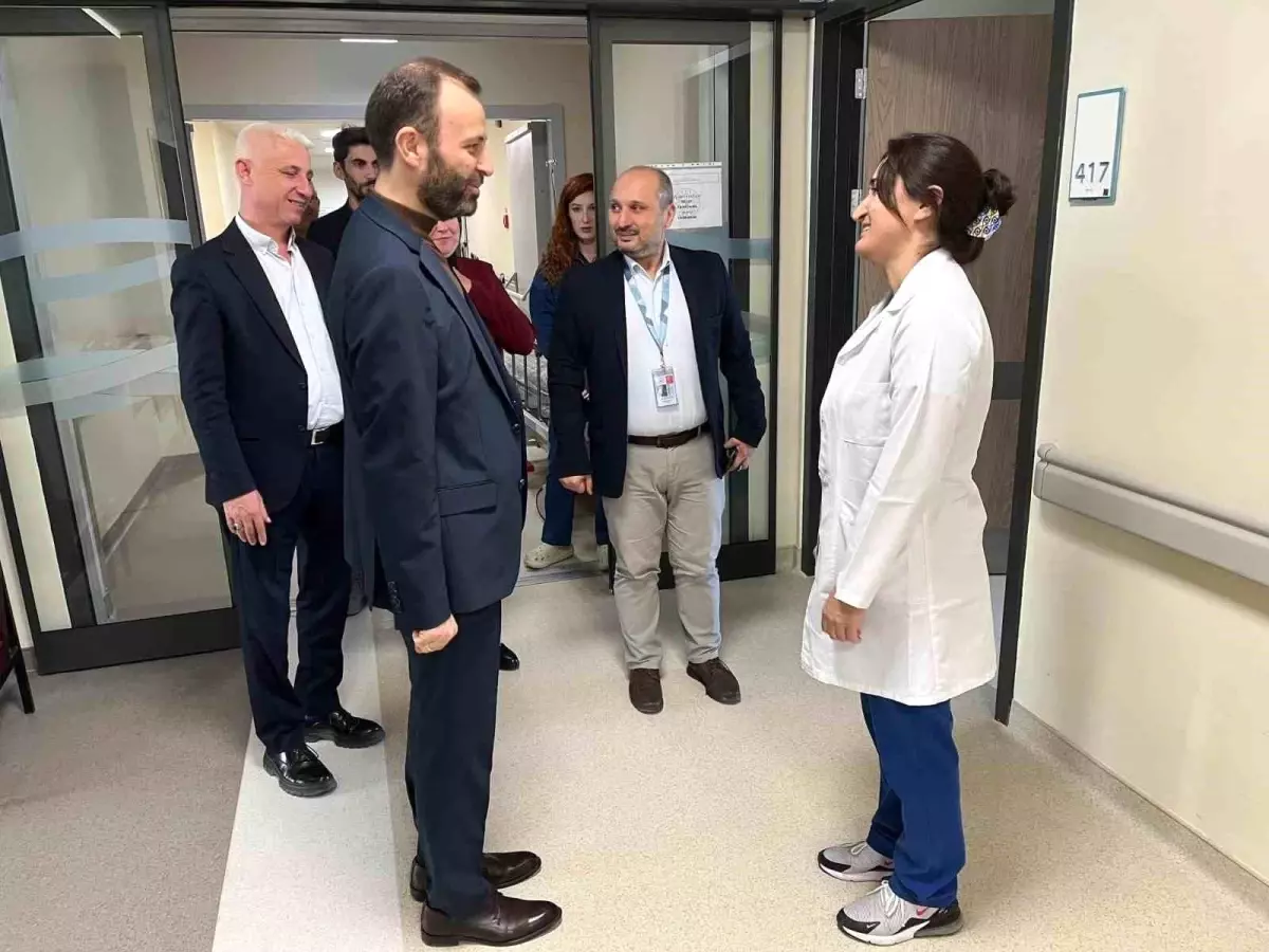 İsmail Çağlar Bayırcı, Kütahya Şehir Hastanesi’ni Ziyaret Etti