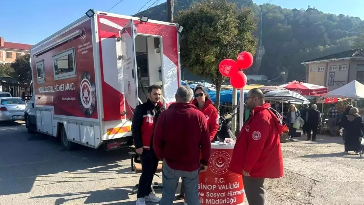 Mobil Sosyal Hizmet Aracı Ayancık’ta
