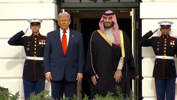 ABD Başkanı Trump ile Suudi Arabistan Veliaht Prensi Selman bir araya geldi