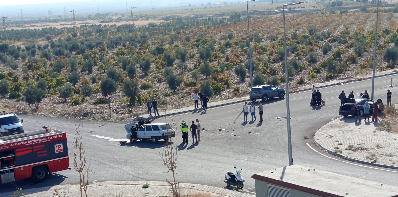 Gaziantep’te trafik kazası: 4 yaralı