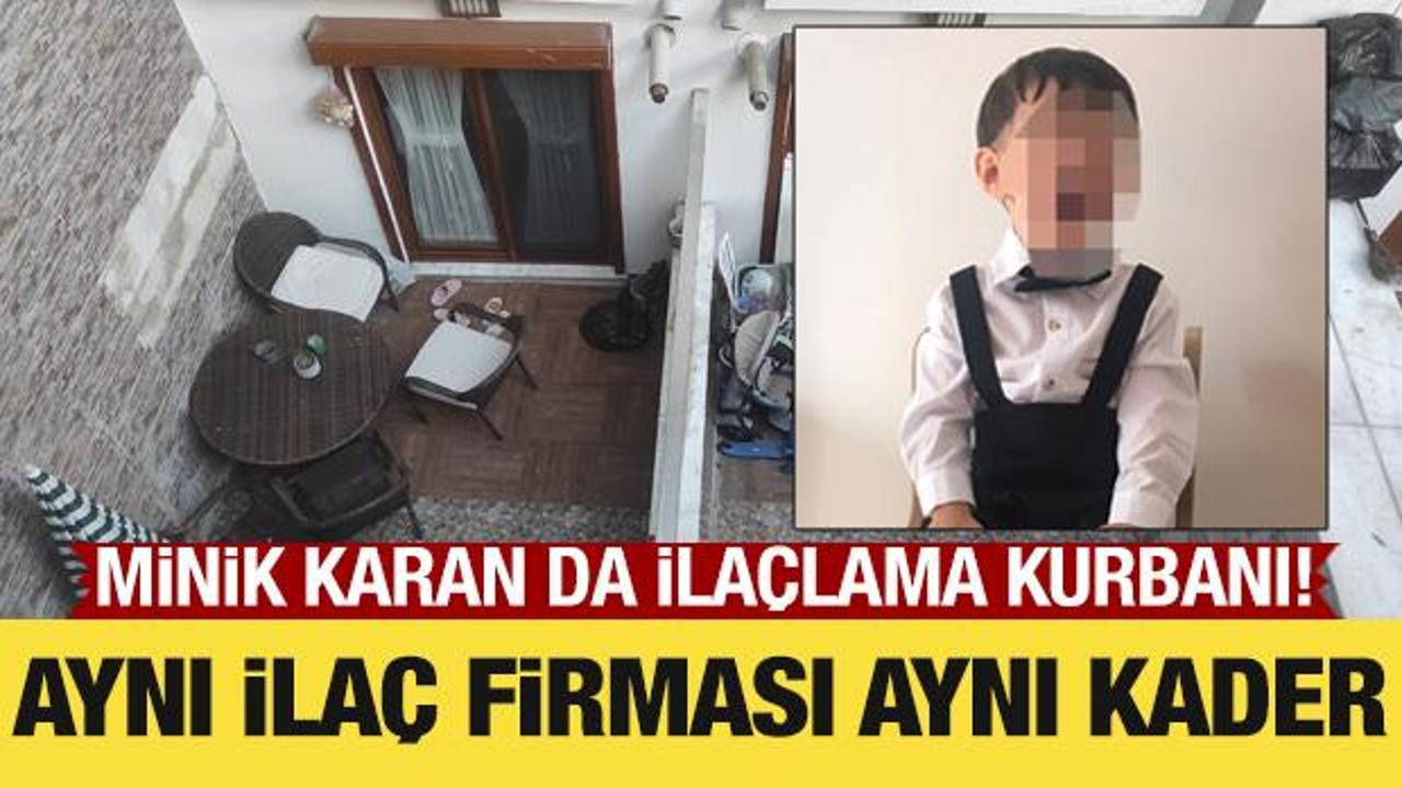 İlaçlama faciası! Böcek ailesinin ardından minik Karan’ın ölümünde de aynı firma çıktı