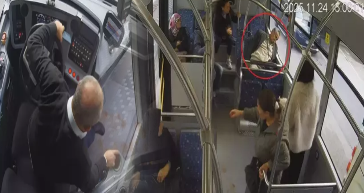 Kalp krizi geçiren yolcuyu hastaneye yetiştirdi!