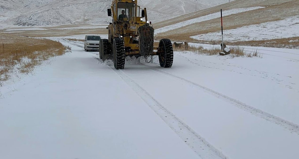 Türkiye’nin doğusuna kar yağdı
