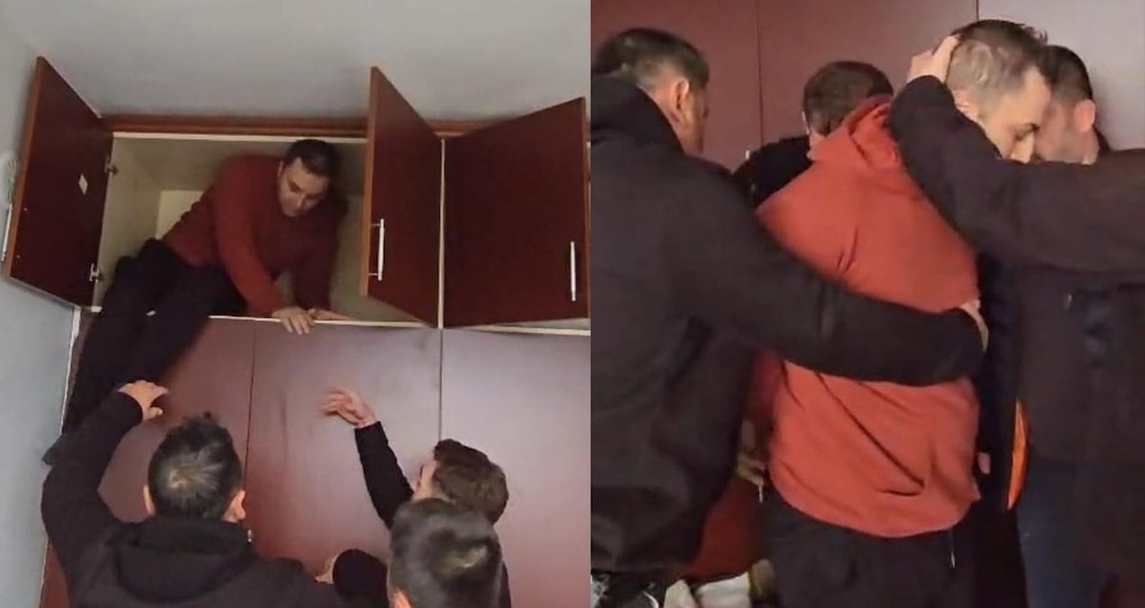 49 farklı suçtan aranan şahıs gardıropta saklanırken yakalandı