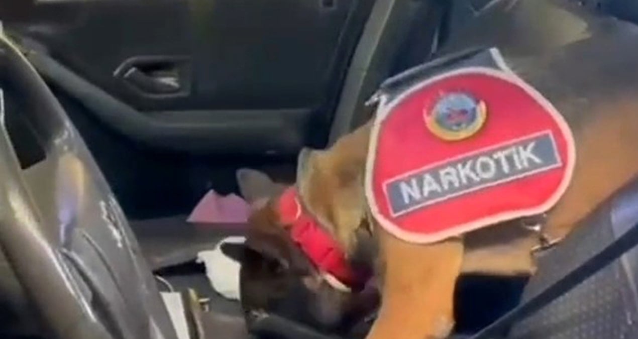 Antalya Serik’te otomobilin şaftına gizlenen 17 kilo metamfetamin ele geçirildi