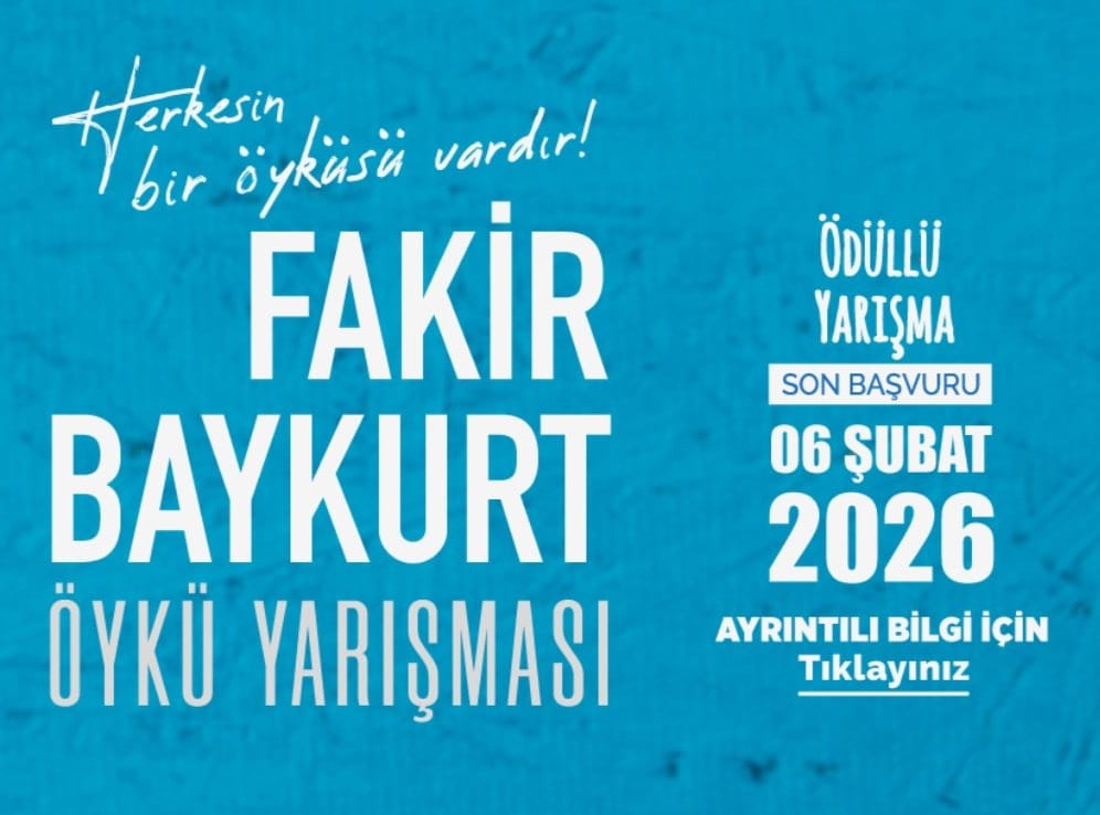 2026 Fakir Baykurt Öykü Yarışması başvuruları açıldı.