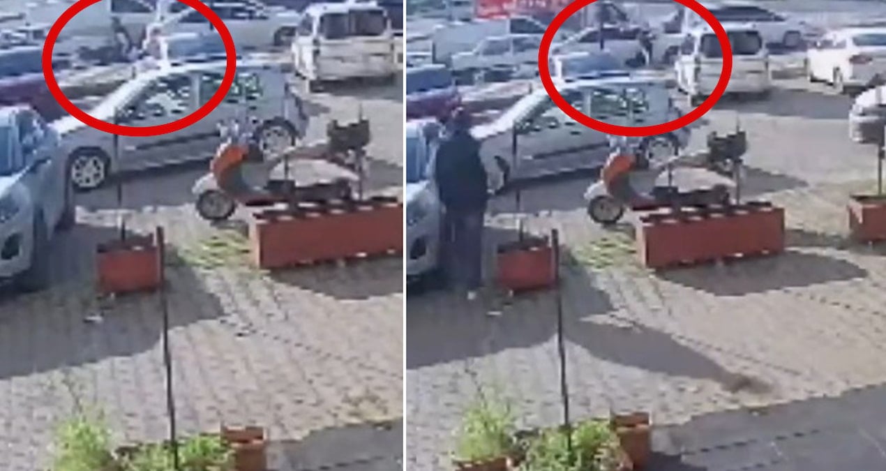 Kırmızı Işıkta Bekleyen Gençlere Silahlı Saldırı! Anbean Kameraya Yansıdı